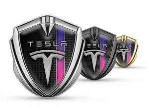 Tesla Emblème Aile Insigne Moderne Style Universel
